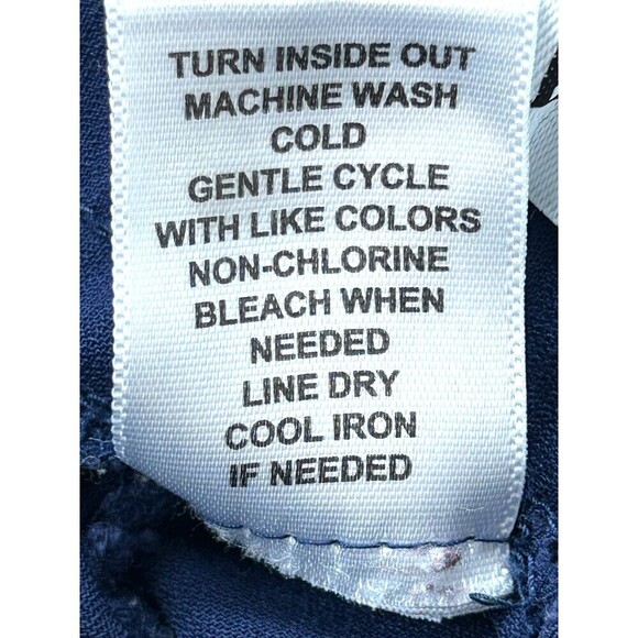 Elle Skinny Womens Size LS Short Pants Blue Pull On Elastic Waist Comfort N1 - Picture 12 of 12